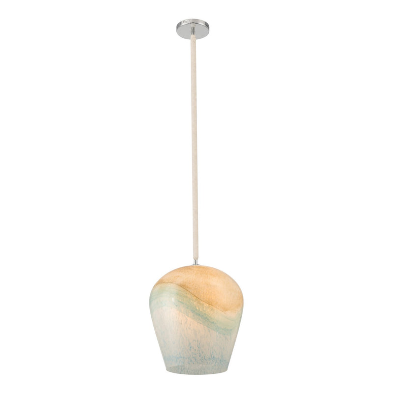 Minka-Lavery 15575-613 One Light Pendant, Polished Nickel
