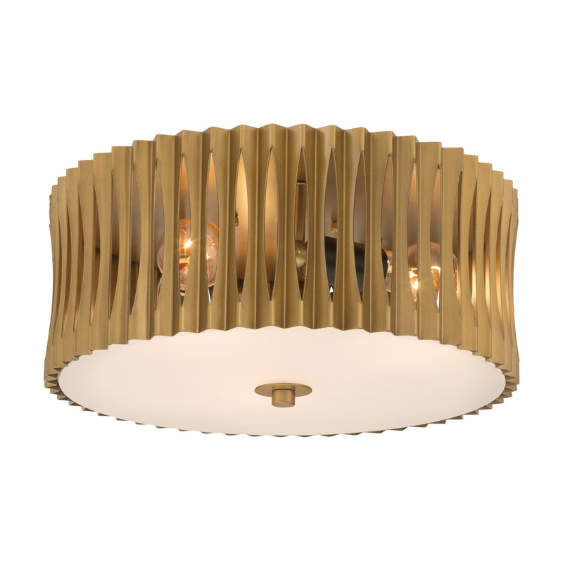 Minka-Lavery 16023-877 Three Light Flush Mount, Sand Coal Black