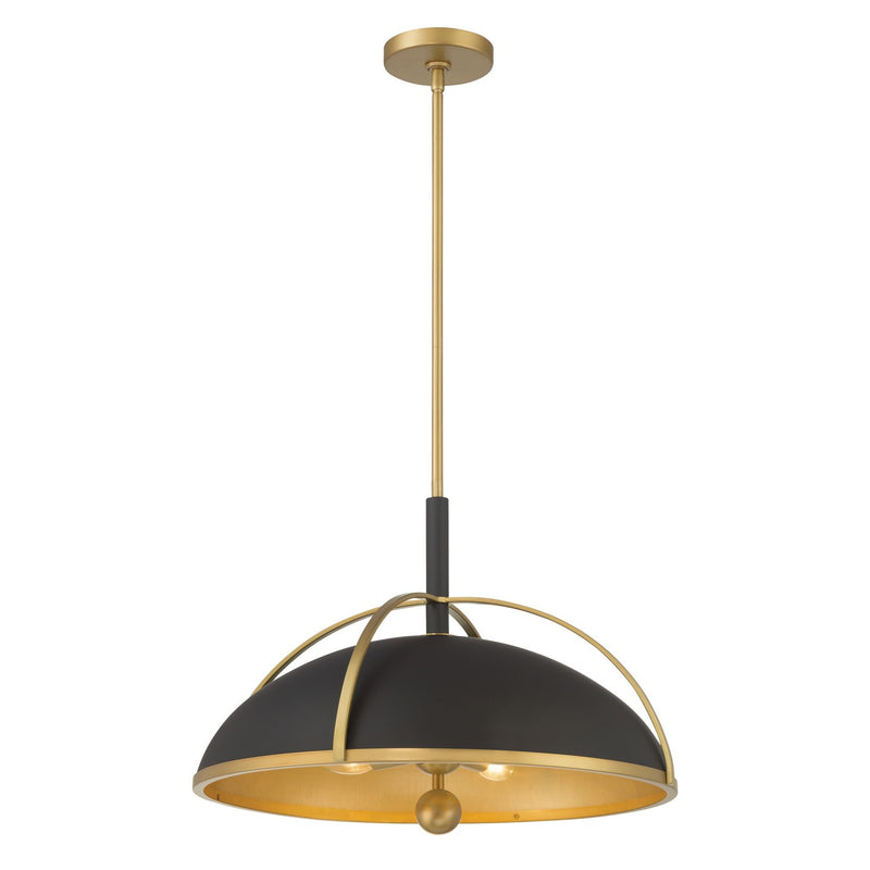 Minka-Lavery 18314-880 Four Light Pendant, Dark Matte Black