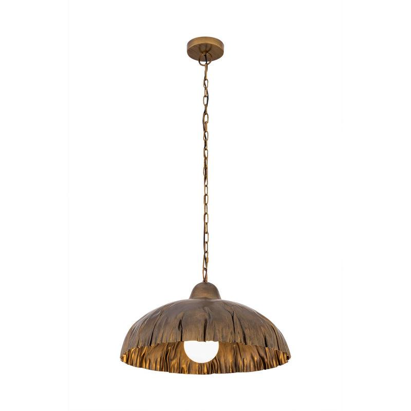 Minka-Lavery 19914-789 One Light Pendant, Antique Brass