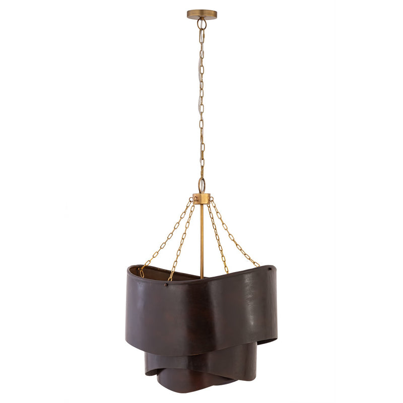 Minka-Lavery 19925-855 Three Light Pendant, Legacy Brass