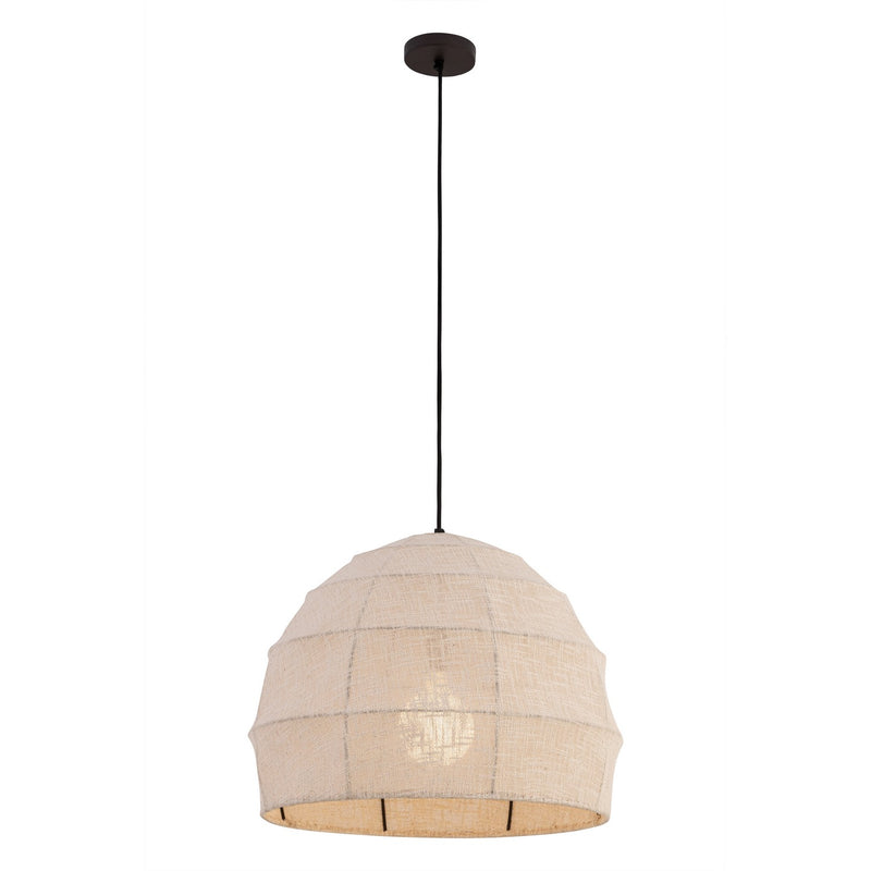 Minka-Lavery 19955-860 One Light Pendant, Dark Bronze