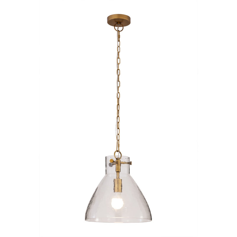 Minka-Lavery 19965-732 One Light Pendant, Legacy Brass