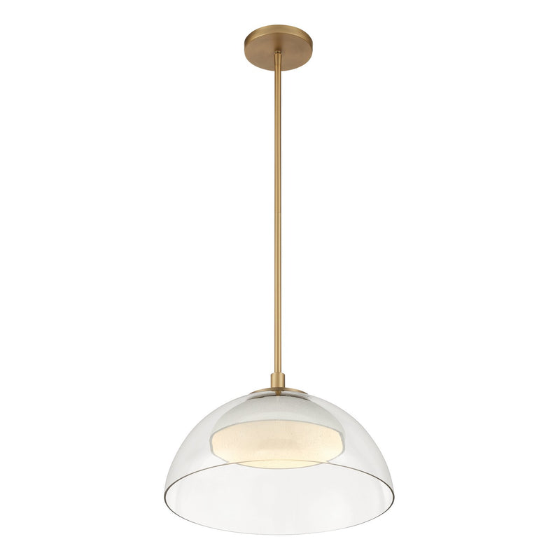 Minka-Lavery 2036-732-L LED Convertible Pendant/Semi-Flush, Legacy Brass