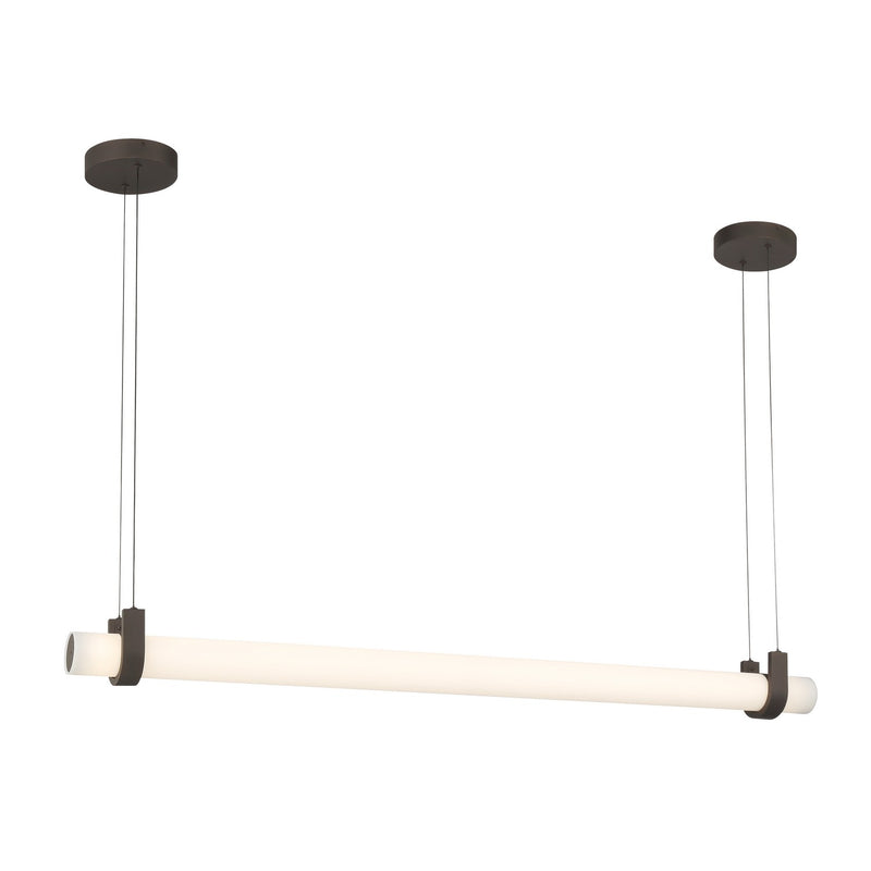 Minka-Lavery 2506-860-L LED Linear Chandelier, Dark Bronze
