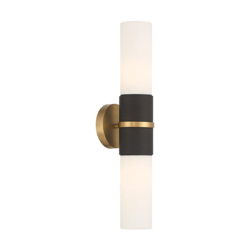 Minka-Lavery 2552-855 Two Light Wall Sconce, Legacy Brass