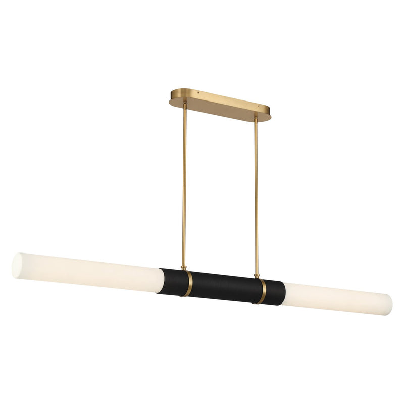 Minka-Lavery 2555-855-L LED Linear Chandelier, Legacy Brass