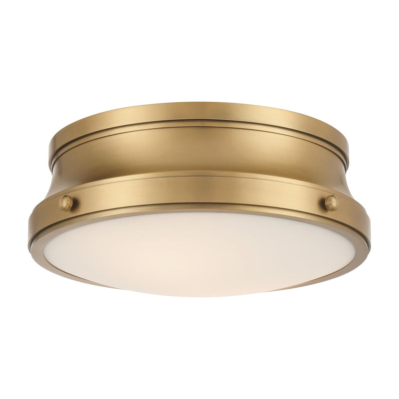 Minka-Lavery 3939-732 Two Light Flush Mount, Legacy Brass