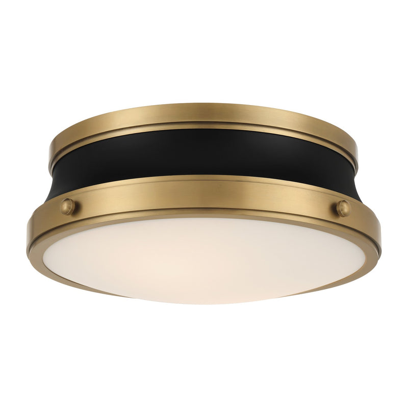 Minka-Lavery 3939-876 Two Light Flush Mount, Legacy Brass