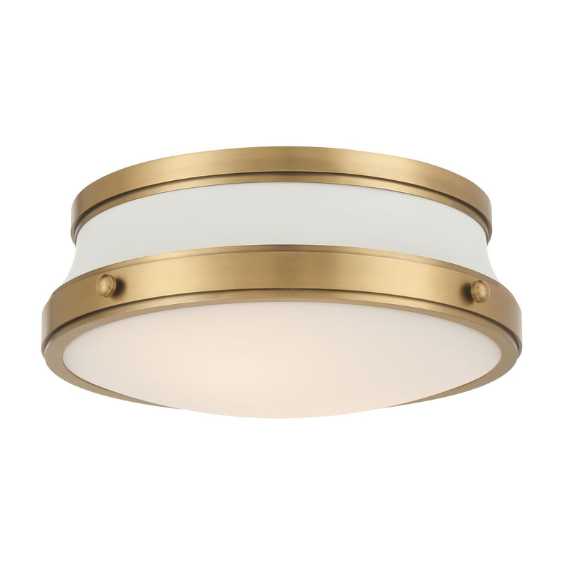 Minka-Lavery 3939-879 Two Light Flush Mount, Legacy Brass