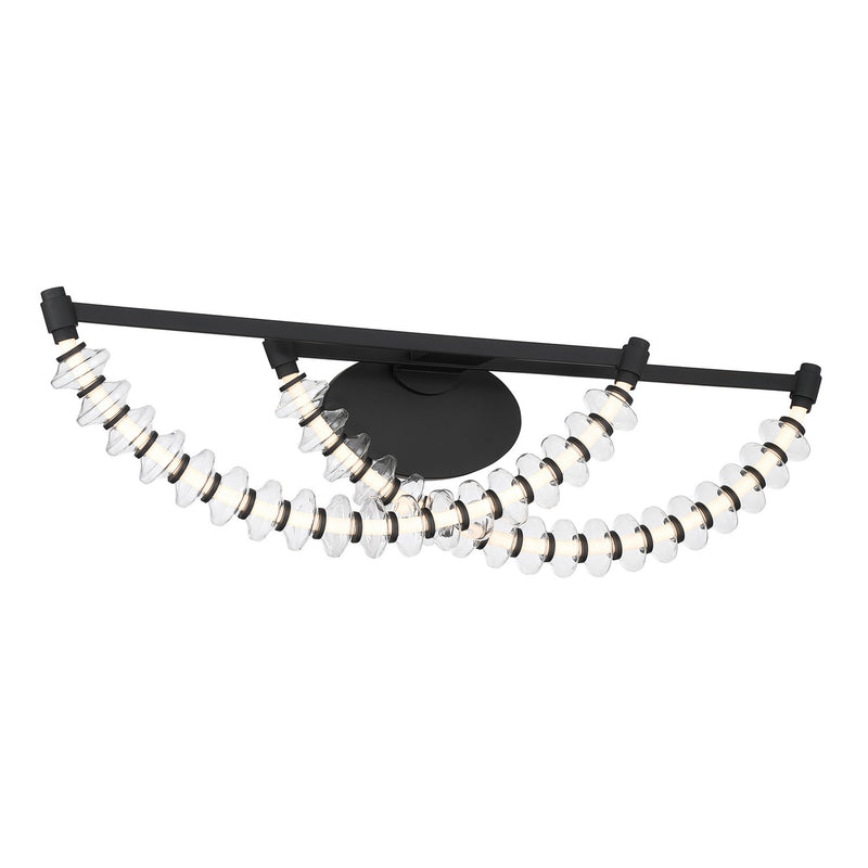 Minka-Lavery 5642-899-L LED Vanity, Dark Matte Black