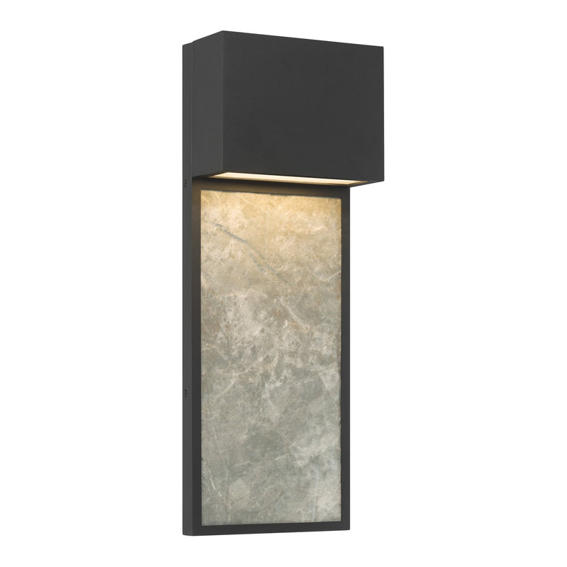 Minka-Lavery 79201-66-L LED Outdoor Wall Sconce, Sand Coal Black