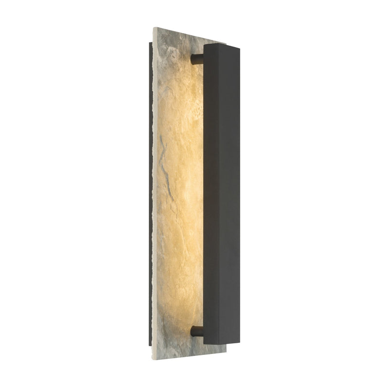 Minka-Lavery 79301-66-L LED Outdoor Wall Sconce, Sand Coal Black