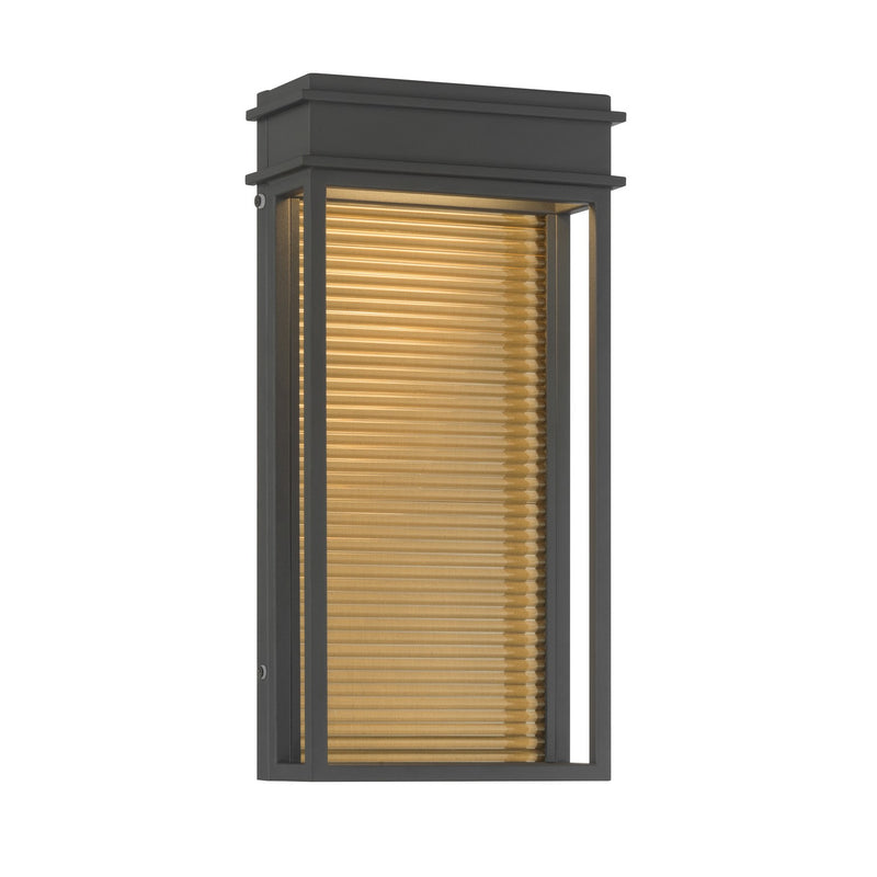 Minka-Lavery 79500-877-L LED Outdoor Wall Sconce, Sand Coal Black