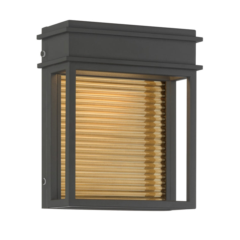 Minka-Lavery 79501-877-L LED Outdoor Wall Sconce, Sand Coal Black