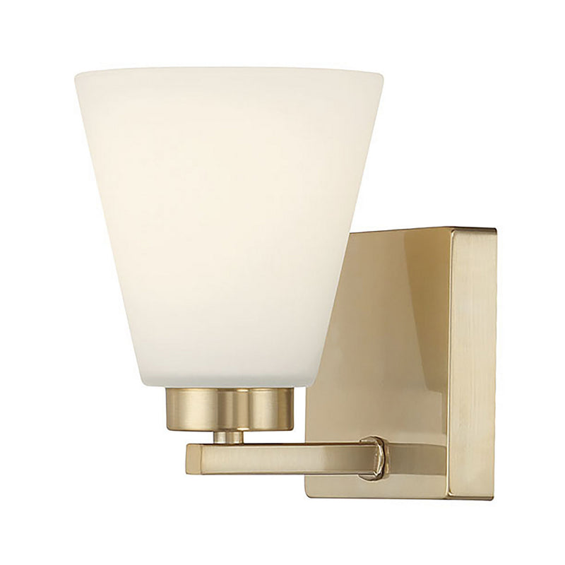 Millennium 64001WG-MG One Light Wall Sconce, Modern Gold