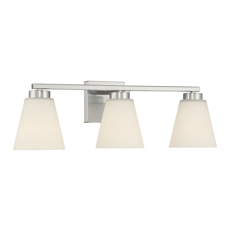 Millennium 64003WG-BN Three Light Vanity, Brushed Nickel