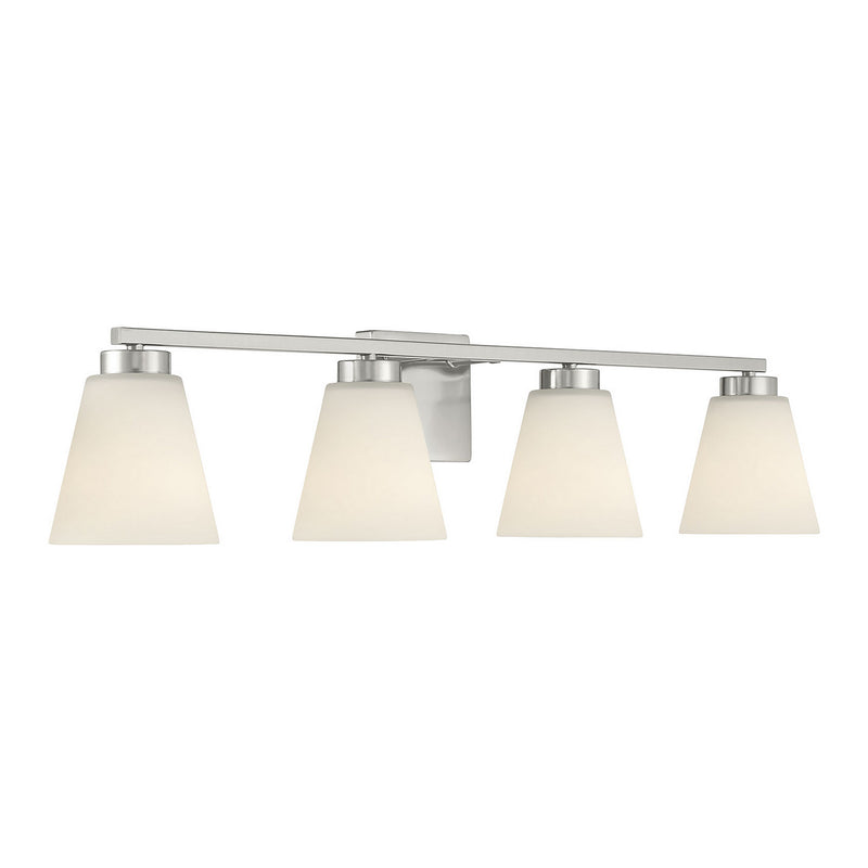 Millennium 64004WG-BN Four Light Vanity, Brushed Nickel