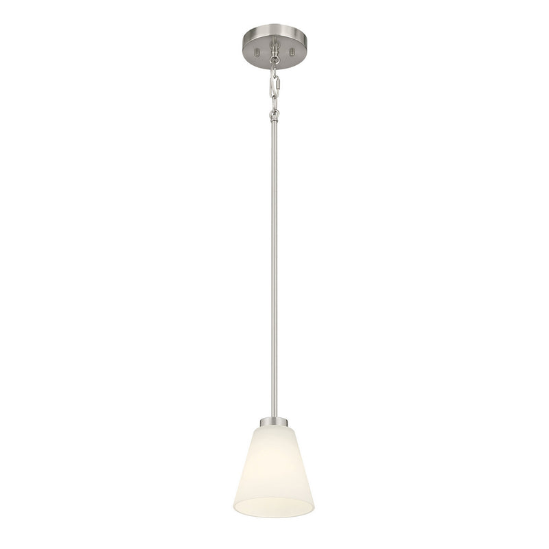 Millennium 64101WG-BN One Light Mini Pendant, Brushed Nickel