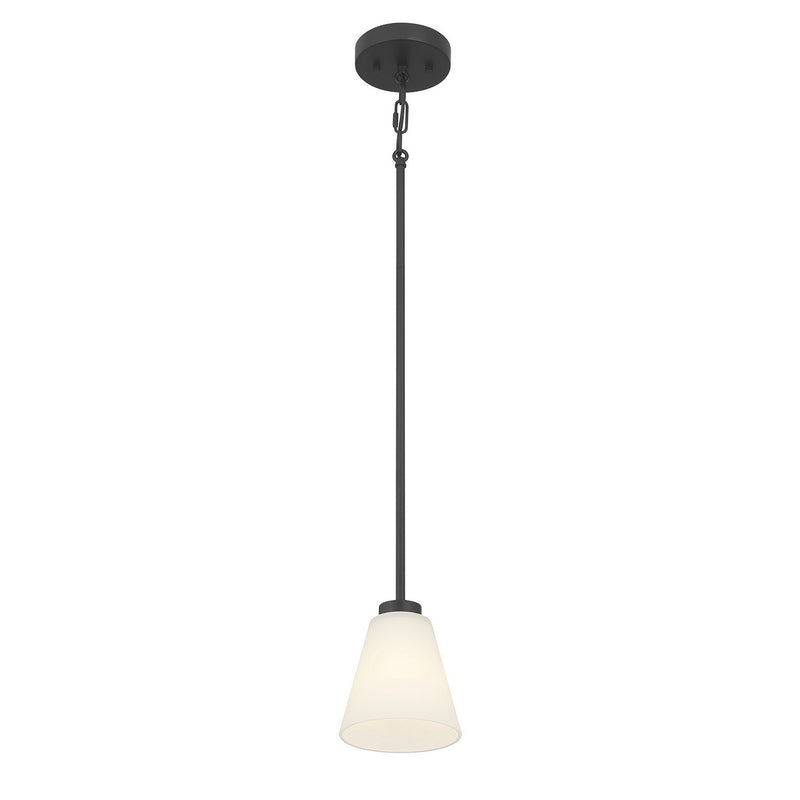 Millennium 64101WG-MB One Light Mini Pendant, Matte Black
