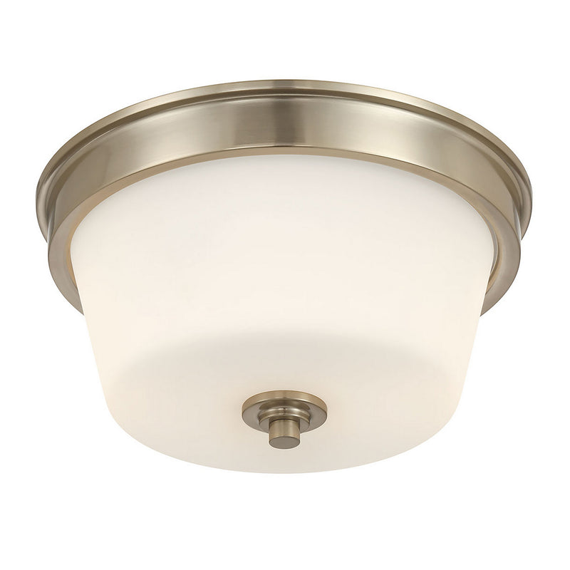 Millennium 64102WG-MG Two Light Flush Mount, Modern Gold