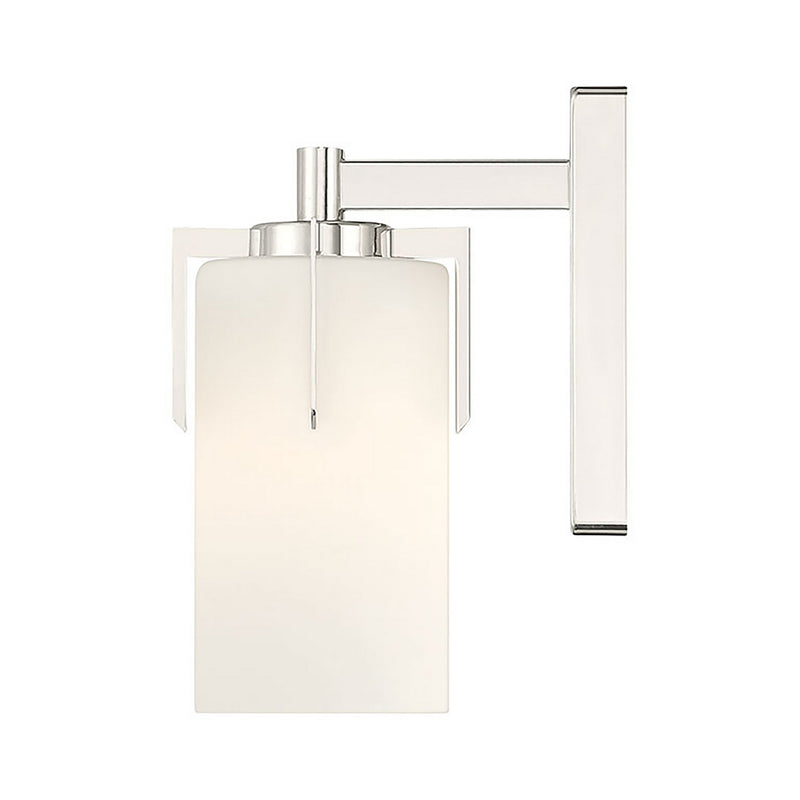 Millennium 65001-PN One Light Wall Sconce, Polished Nickel