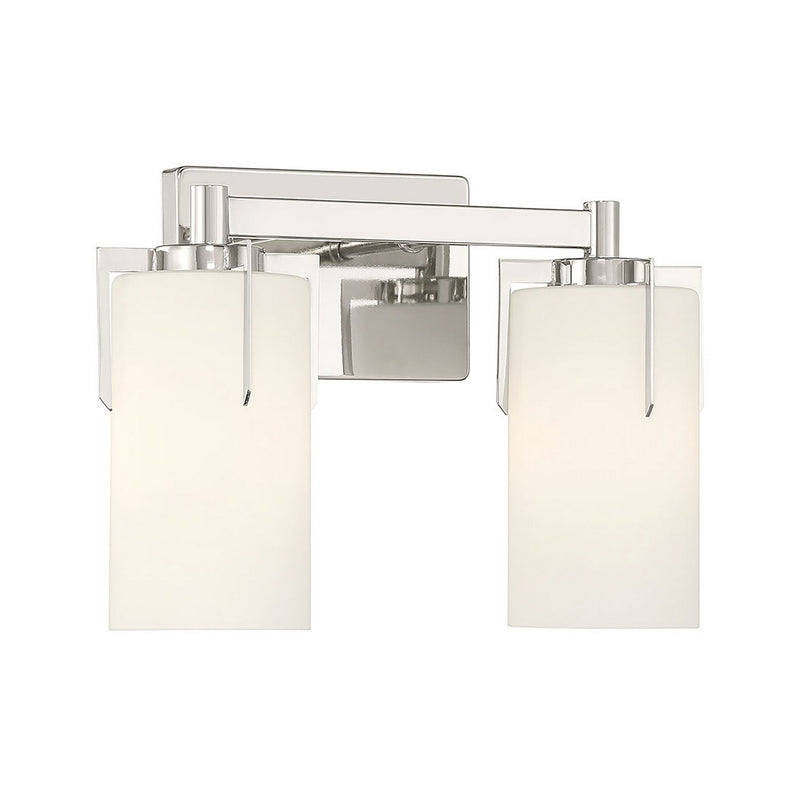 Millennium 65002-PN Two Light Vanity, Polished Nickel