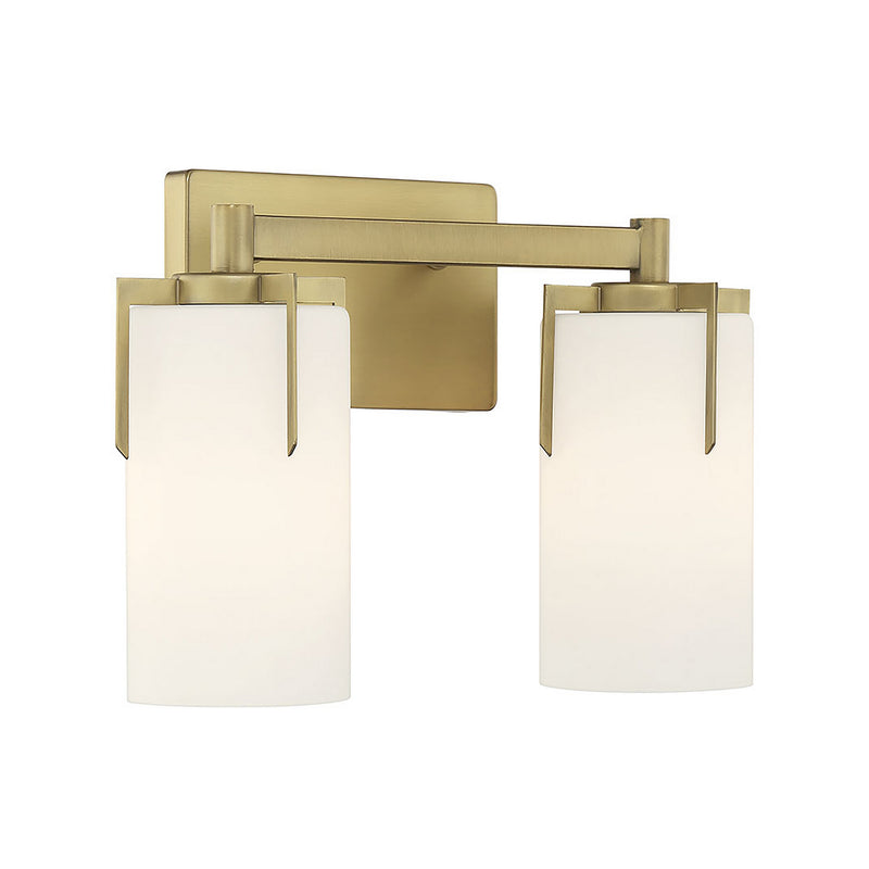 Millennium 65002-VB Two Light Vanity, Vintage Brass