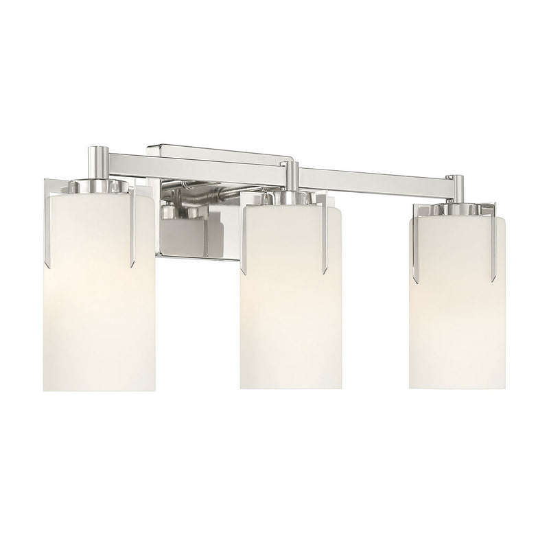 Millennium 65003-PN Three Light Vanity, Polished Nickel