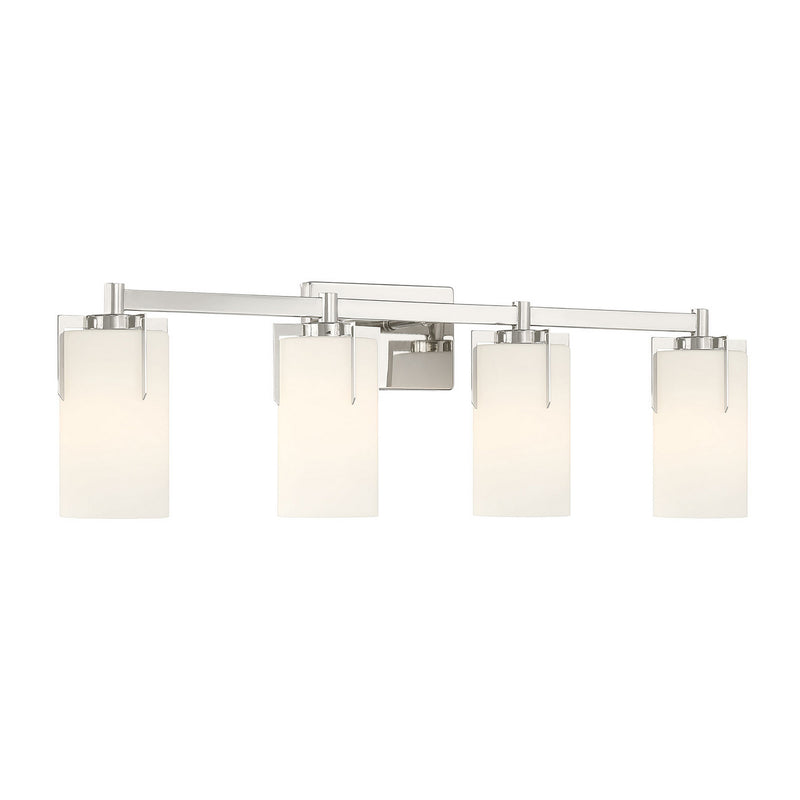 Millennium 65004-PN Four Light Vanity, Polished Nickel