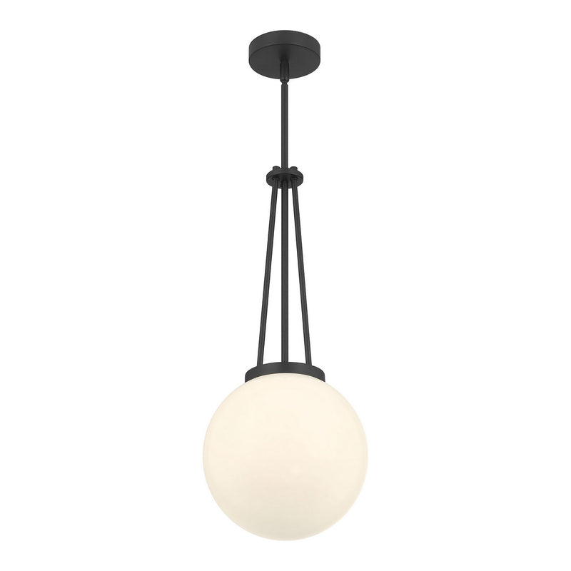 Millennium 65101-MB One Light Pendant, Matte Black