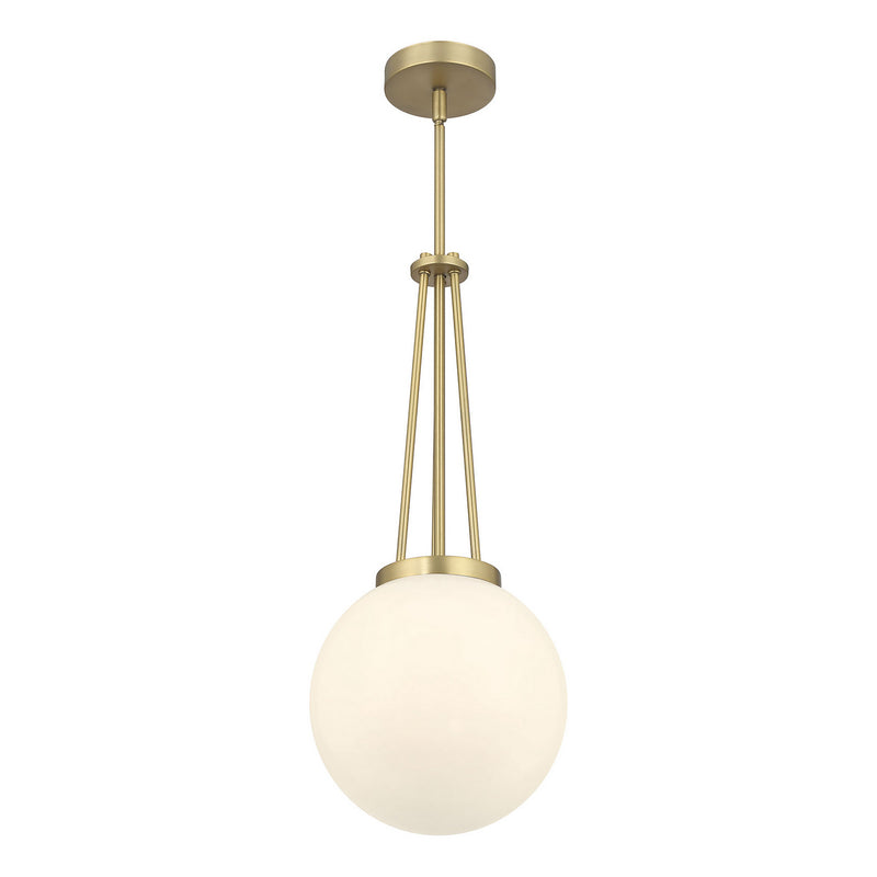 Millennium 65101-VB One Light Pendant, Vintage Brass