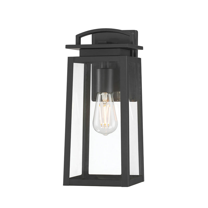 Millennium 66001-PBK One Light Lantern, Powder Coated Black