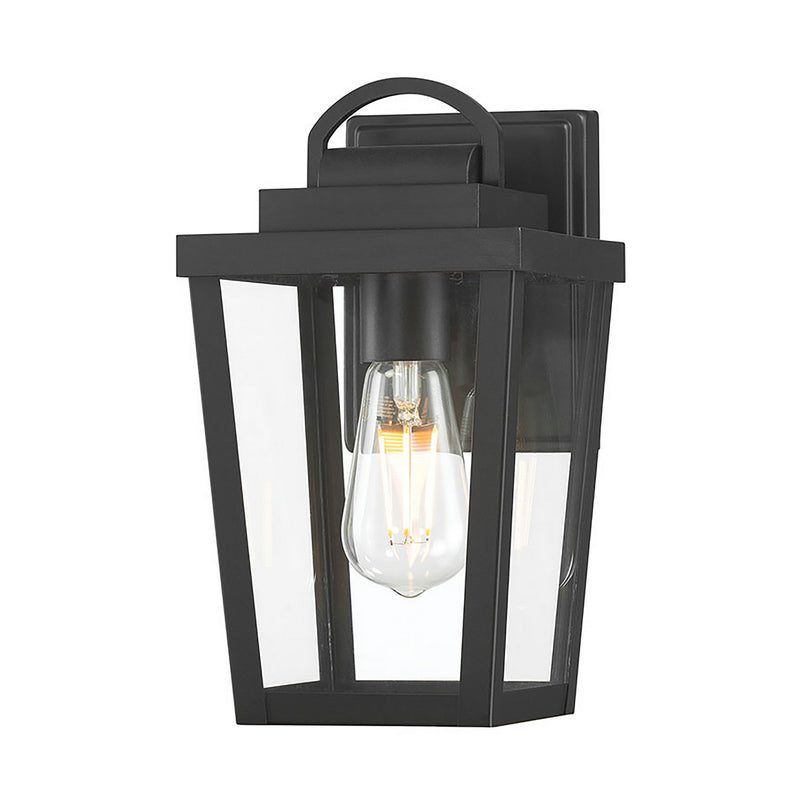 Millennium 68001-PBK One Light Lantern, Powder Coated Black