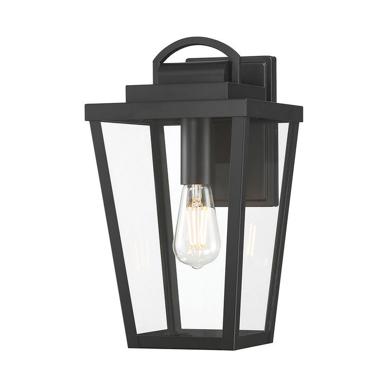Millennium 68201-PBK One Light Lantern, Powder Coated Black