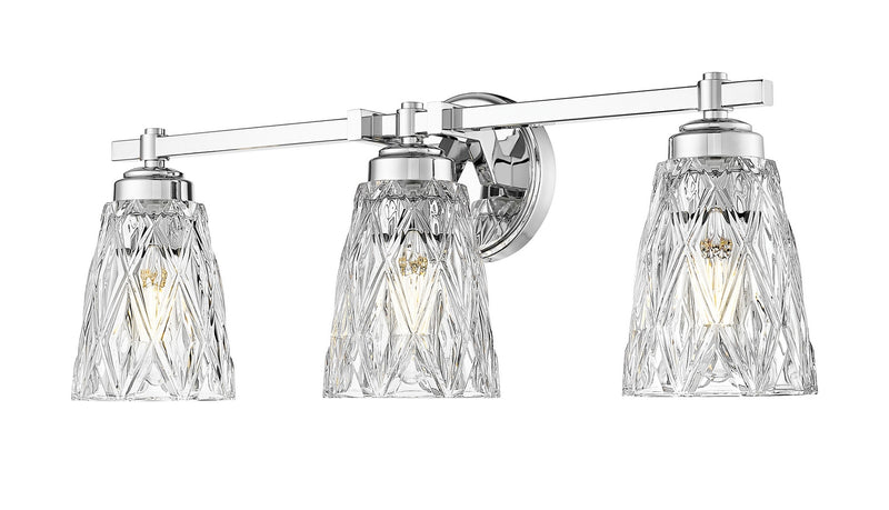 Z-Lite 1960-3V-CH Three Light Vanity, Chrome