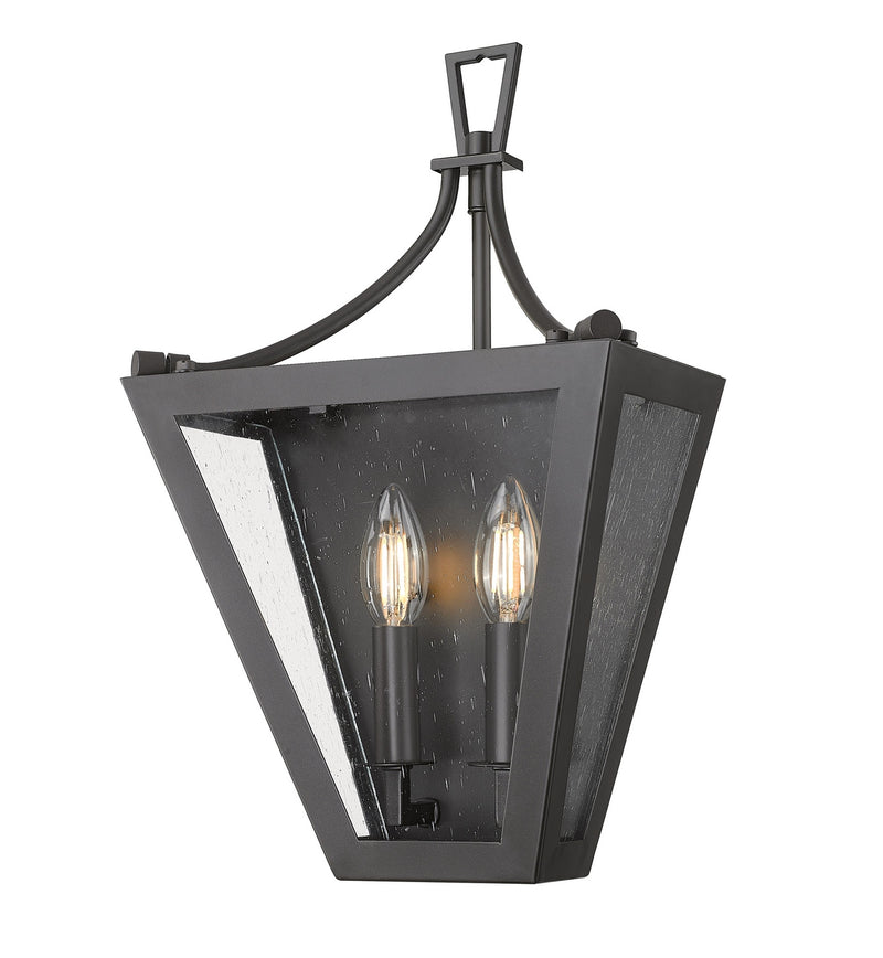 Z-Lite 1961-2S-IO Two Light Wall Sconce, Iron Ore