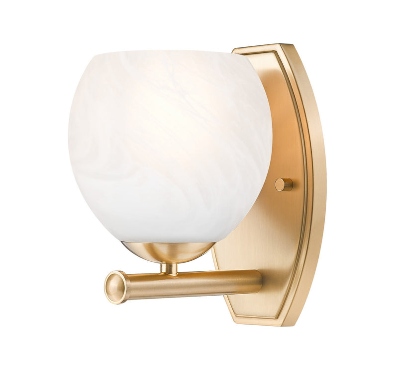 Z-Lite 1963-1S-MGLD One Light Wall Sconce, Modern Gold
