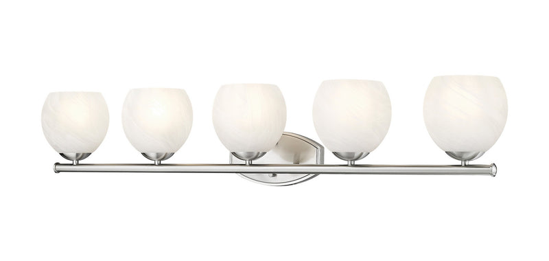 Z-Lite 1963-5V-BN Five Light Vanity, Brushed Nickel