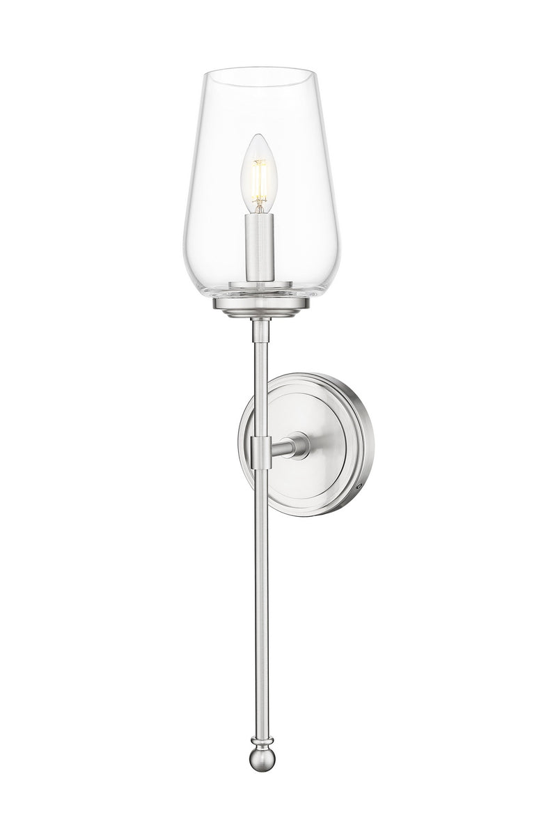 Z-Lite 2012-1S-BN One Light Wall Sconce, Brushed Nickel
