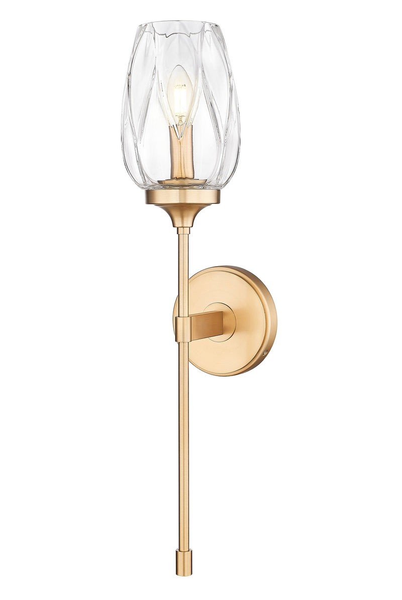 Z-Lite 2014-1S-MGLD One Light Wall Sconce, Modern Gold