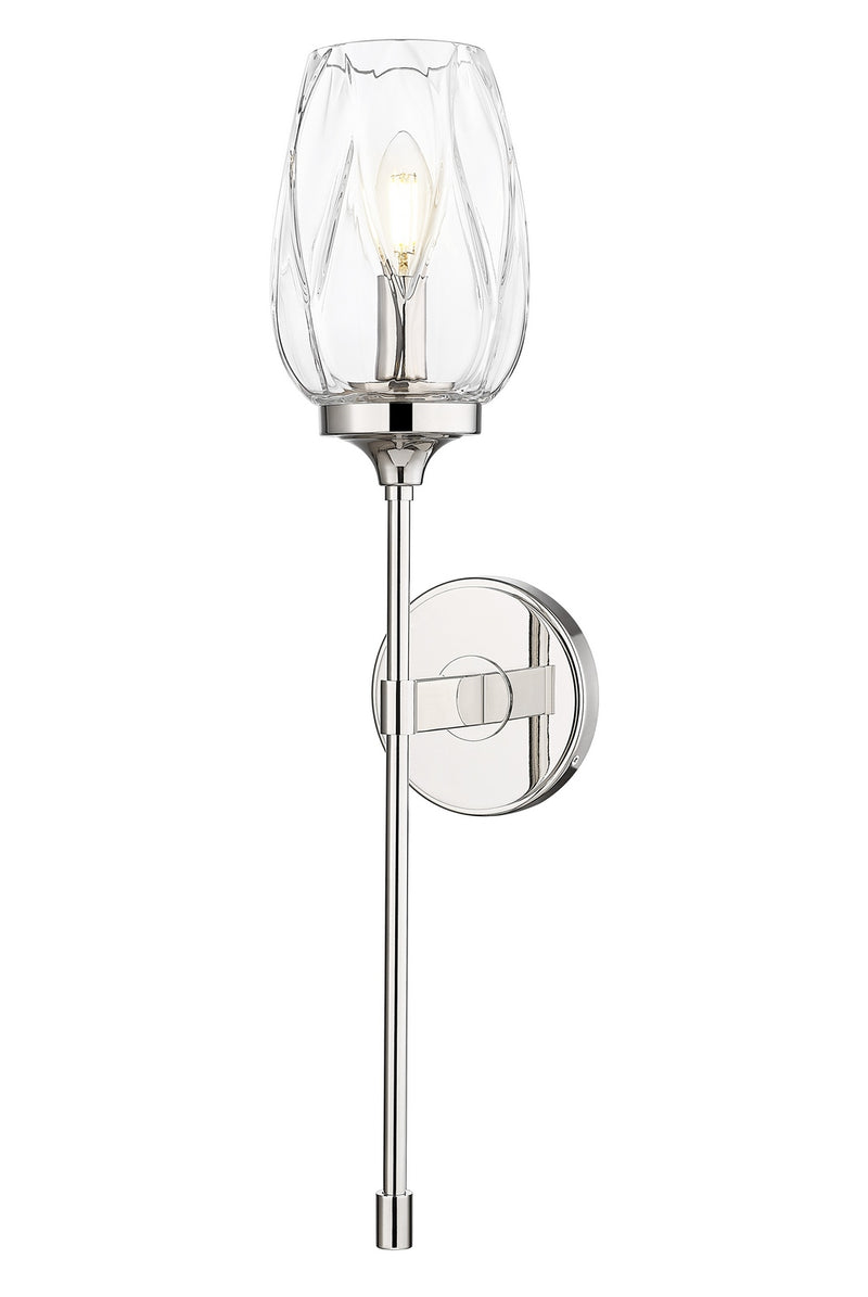 Z-Lite 2014-1S-PN One Light Wall Sconce, Polished Nickel