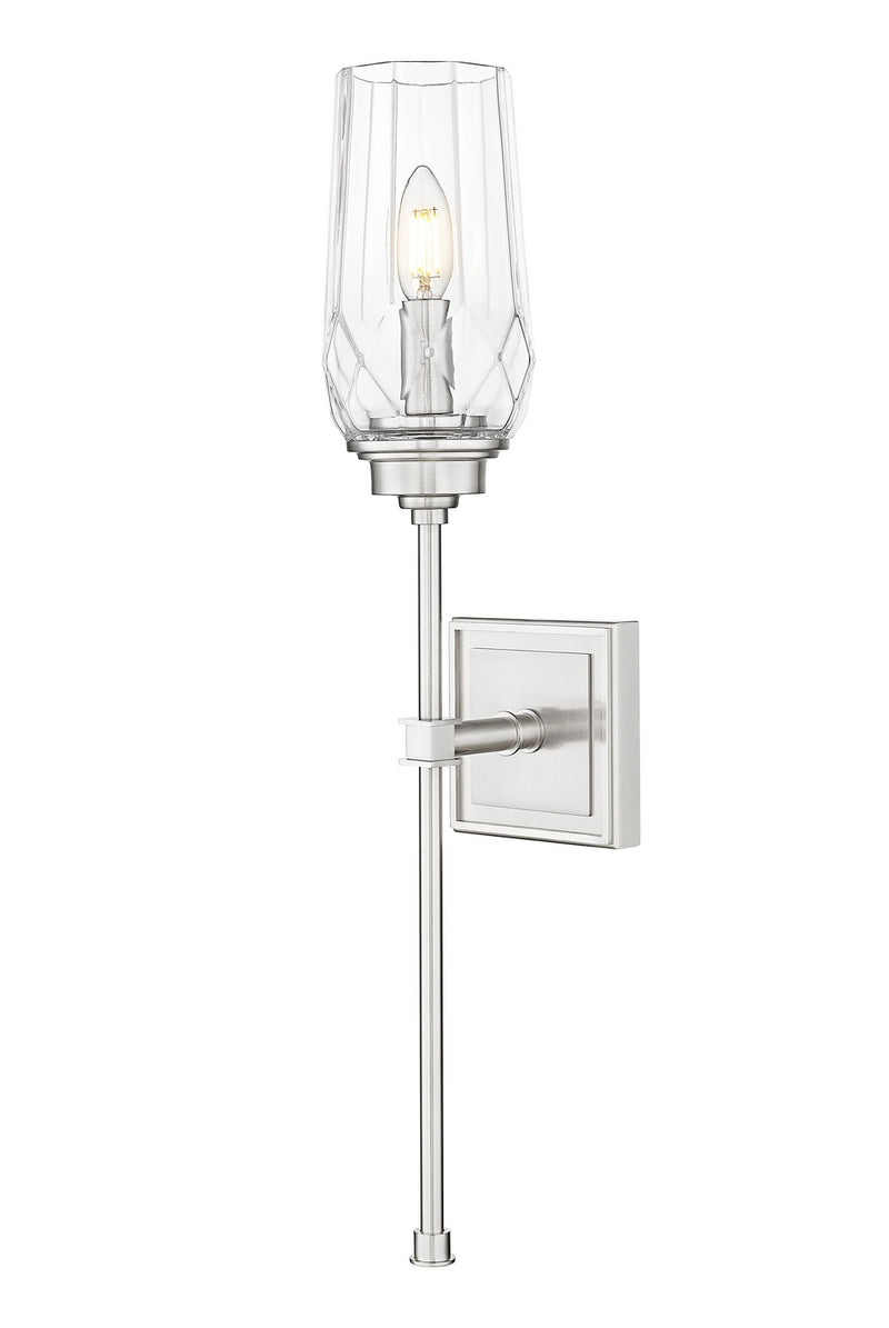 Z-Lite 2015-1S-BN One Light Wall Sconce, Brushed Nickel
