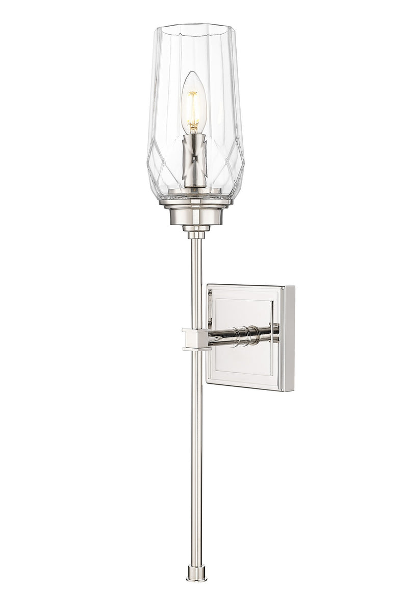 Z-Lite 2015-1S-PN One Light Wall Sconce, Polished Nickel