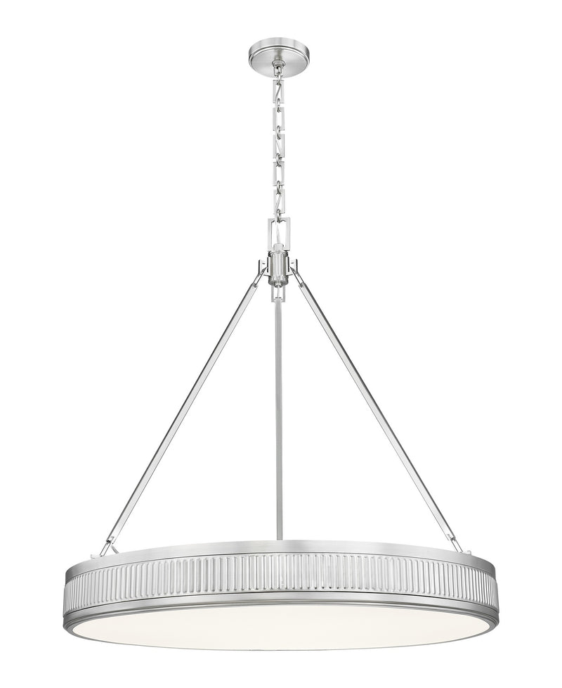 Z-Lite 3046P32-SN-LED LED Pendant, Satin Nickel