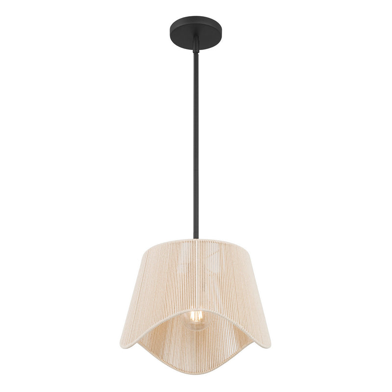Millennium 9001-MB One Light Pendant, Matte Black