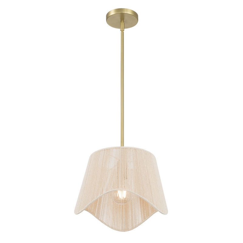 Millennium 9001-VB One Light Pendant, Vintage Brass