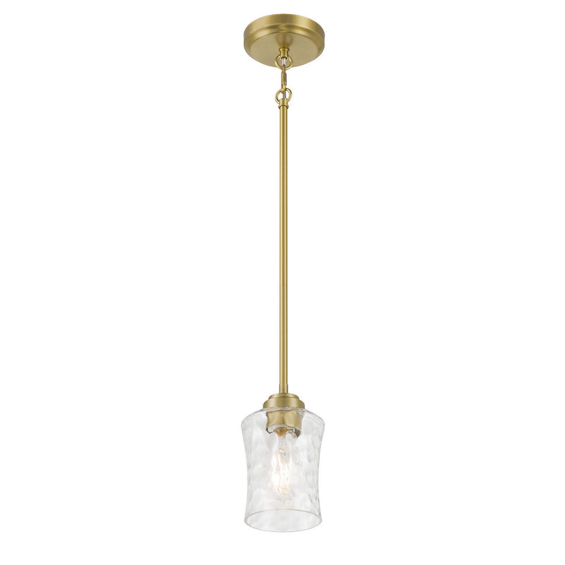 Millennium 909301-VB One Light Mini Pendant, Vintage Brass