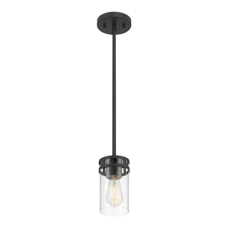 Millennium 91011-MB One Light Mini Pendant, Matte Black