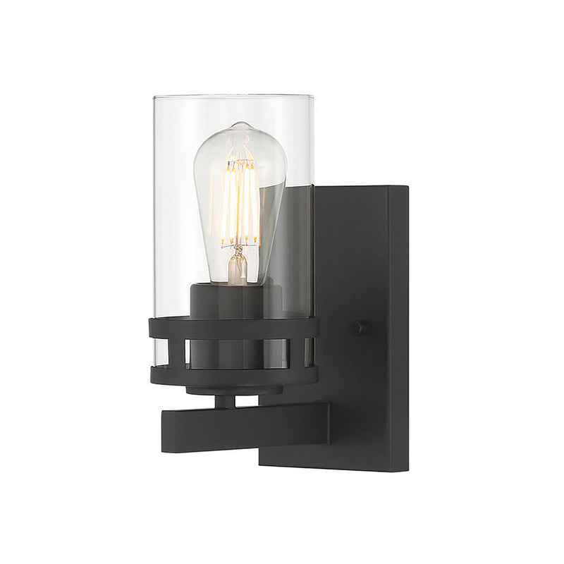 Millennium 91021-MB One Light Wall Sconce, Matte Black